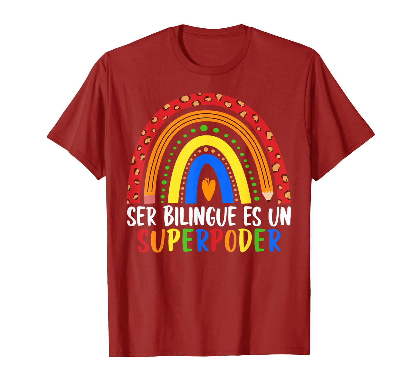 Ser bilingue ES un superpoder Spanish Teacher maestra Quote T-Shirt