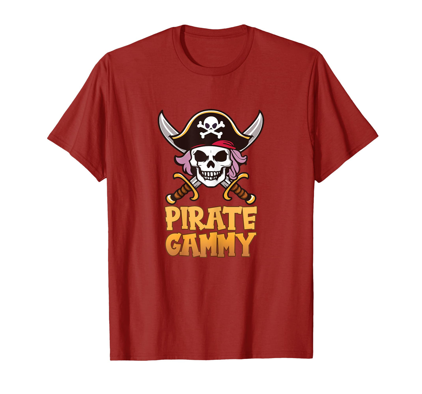 Pirate Gammy Funny Captain Matching Halloween Costume T-Shirt