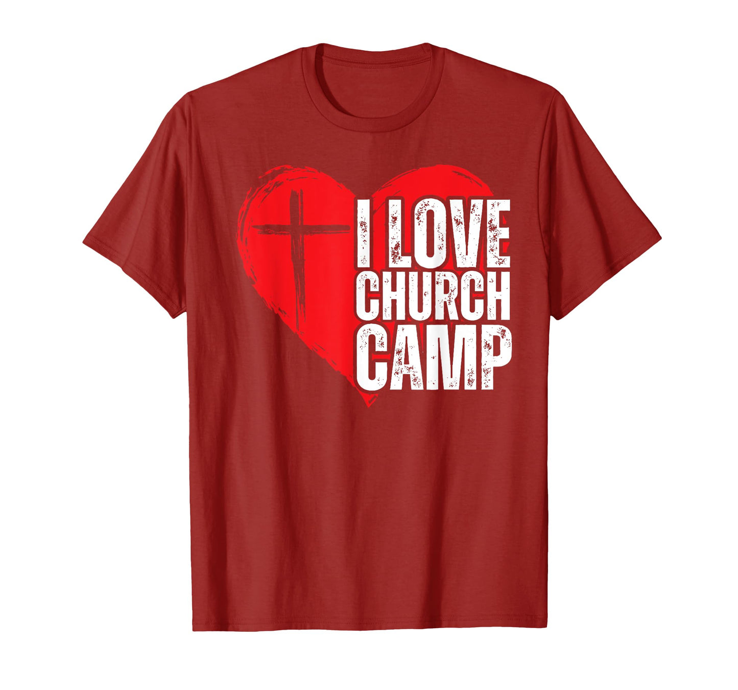 I Love Church Camp VBS Vacation Bible School Jesus VBS Crew T-Shirt