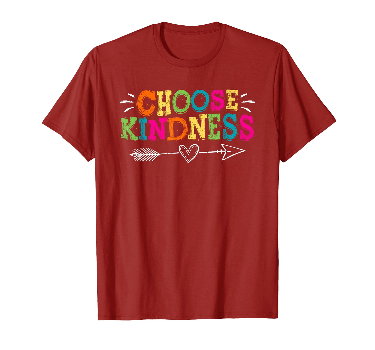 Choose Kindness Retro Groovy - Be Kind Inspirational T-Shirt