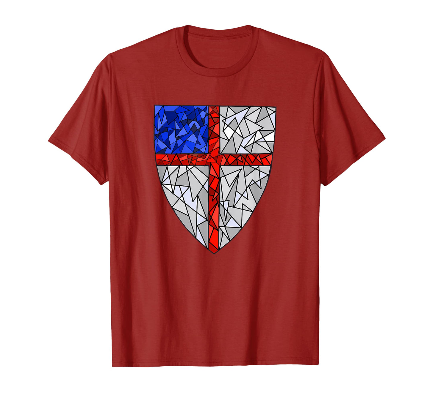 Funny Episcopal Shield Geometric Christian T-Shirt