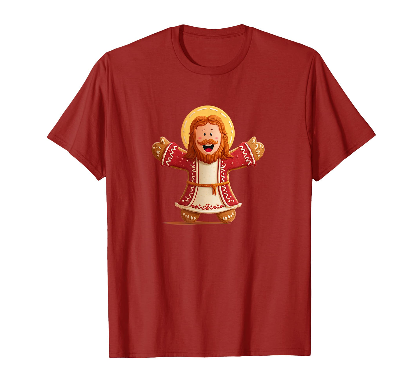 Nice Happy Gingerbread Jesus Christ T-Shirt