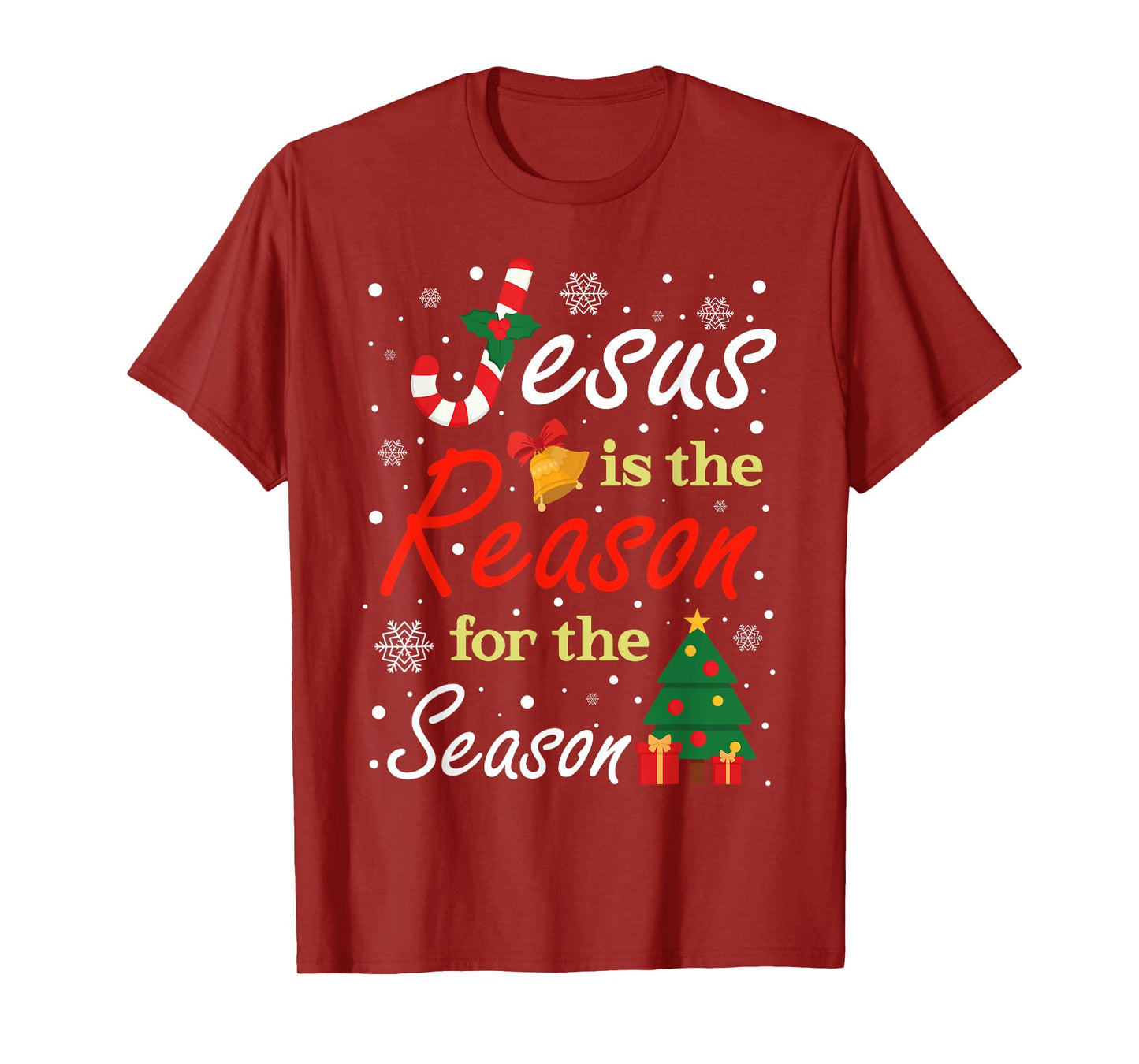 Xmas Jesus is The Reason for The Season Christmas Christian T-Shirt