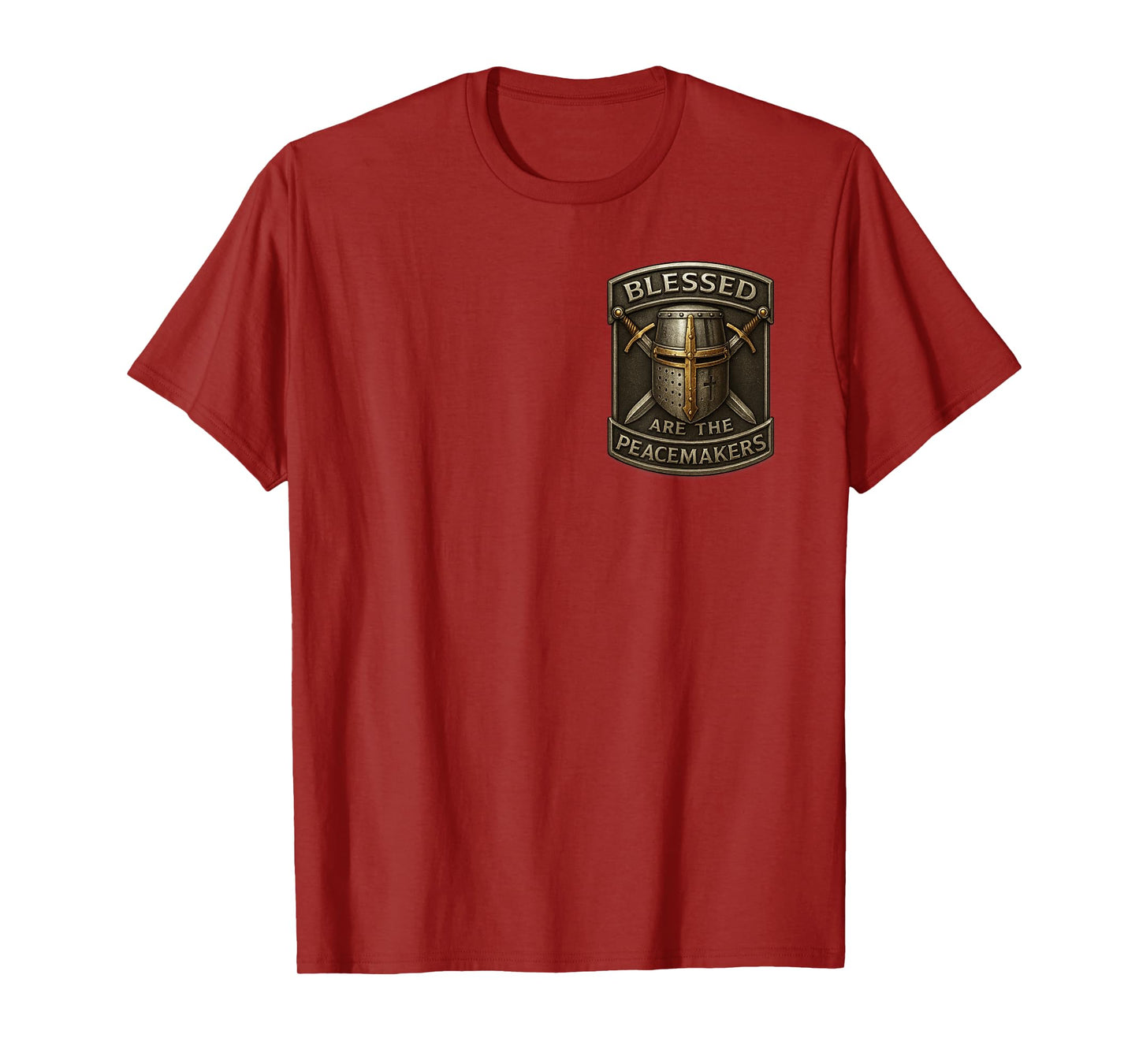 Blessed are The Peacemakers - Catholic Templar Knight T-Shirt