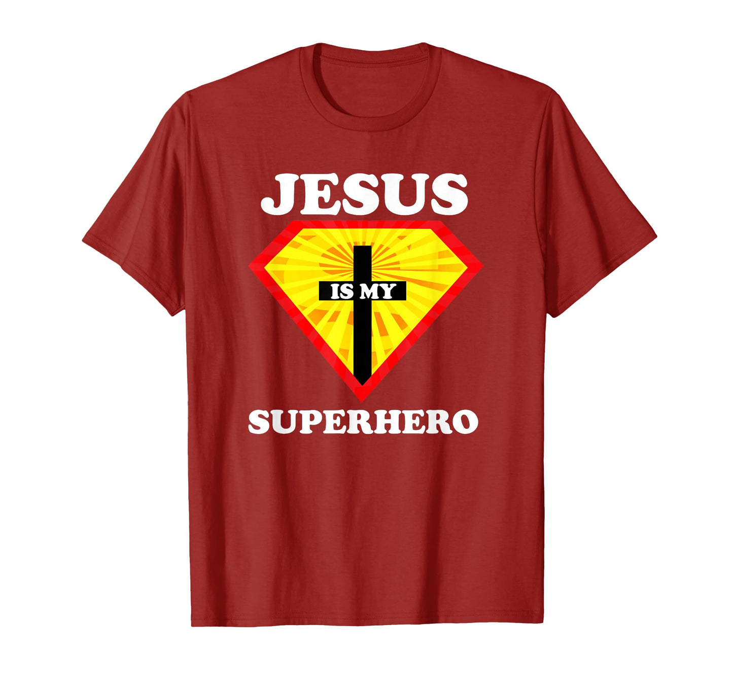 Jesus Is My Superhero Cute Powerful Christian Gift American T-Shirt