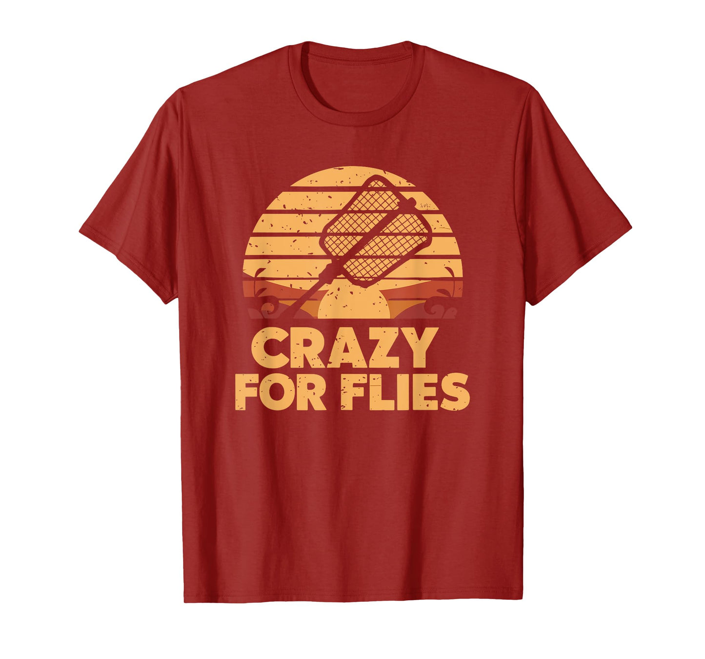 Housefly Killer, Crazy For Flies, Retro Fly Swatter T-Shirt