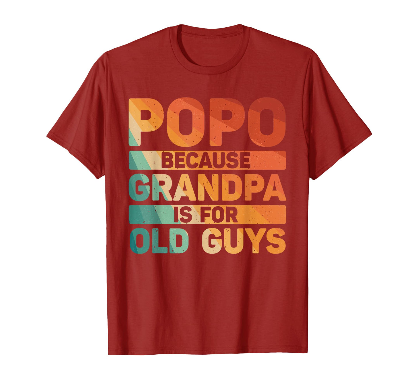 Popo Design For Grandpa From Grandkids Father's Day Popo T-Shirt