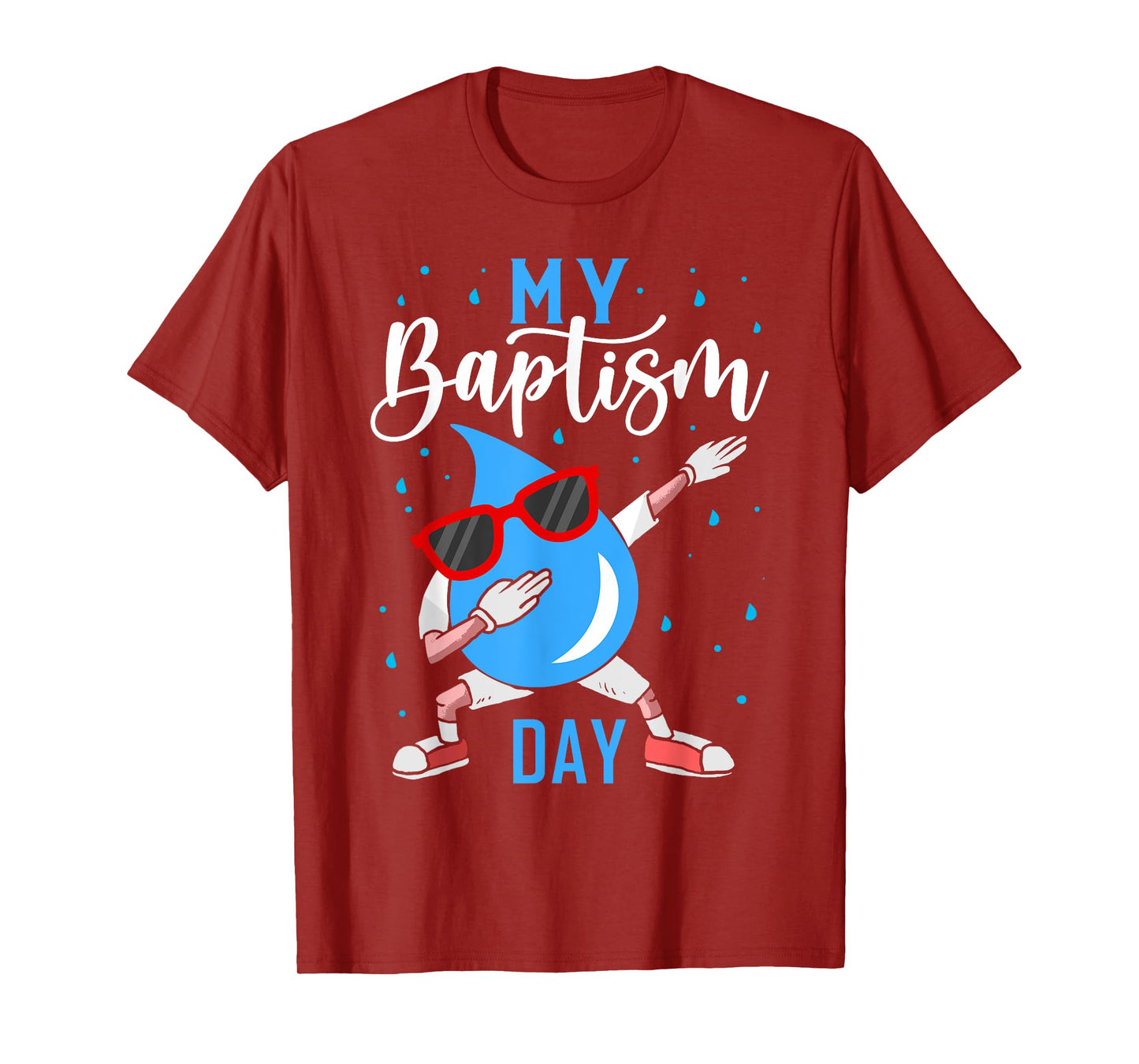 Baptism Dabbing Shirt Christian Shirts God Baptism Baptised T-Shirt