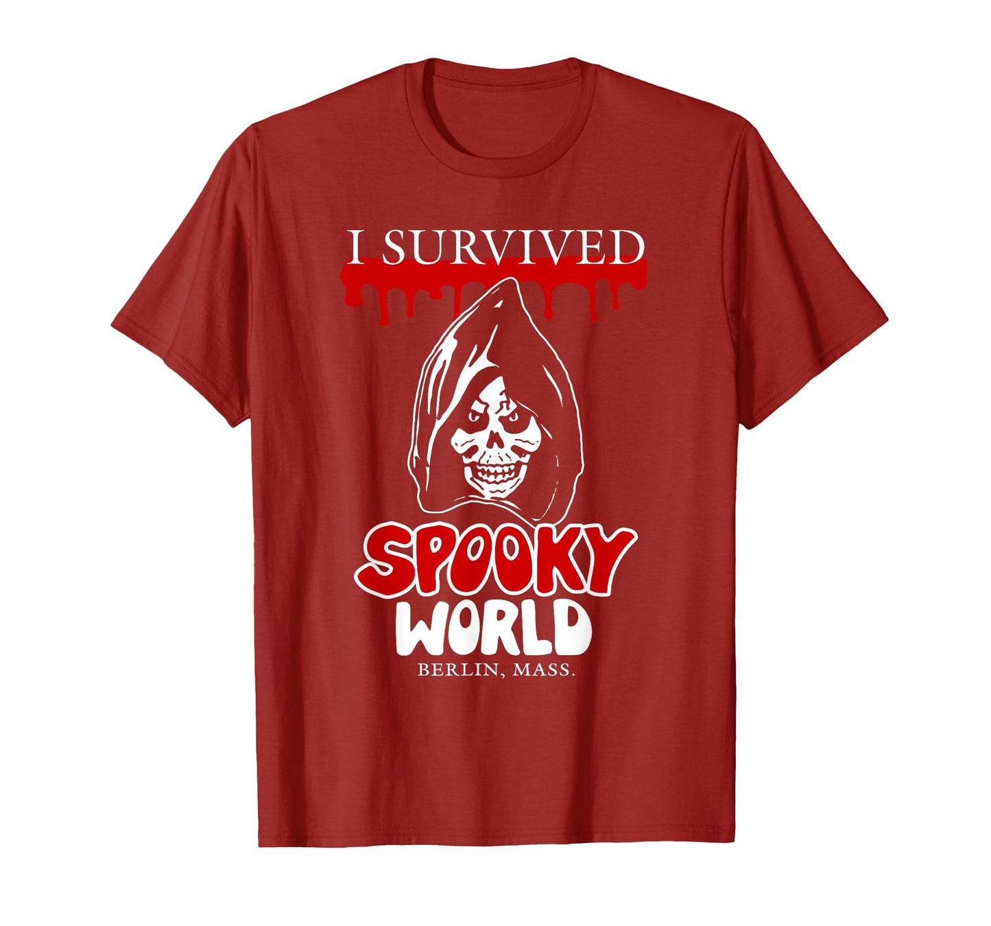 I Survived Spooky World funny design T-Shirt