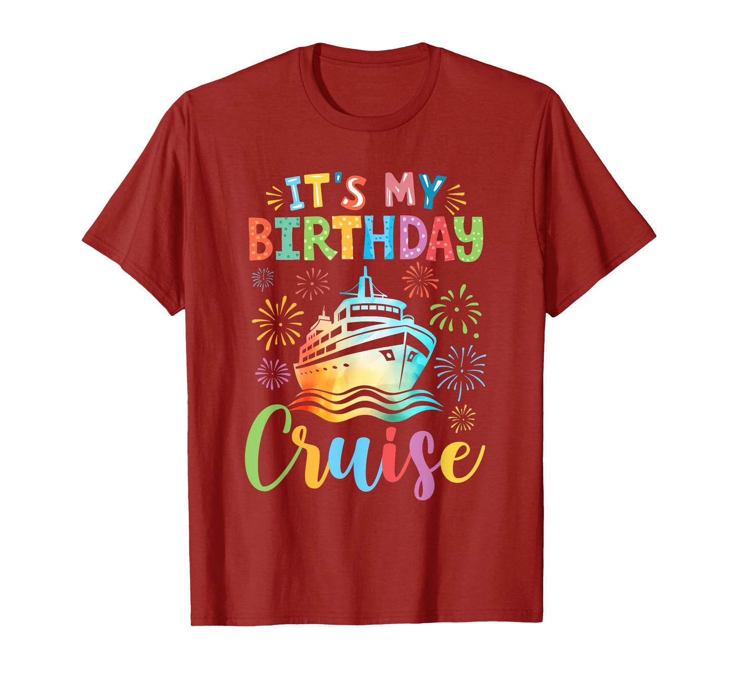 It's My Birthday Cruise Cruising Vacation Birthday Trip T-Shirt