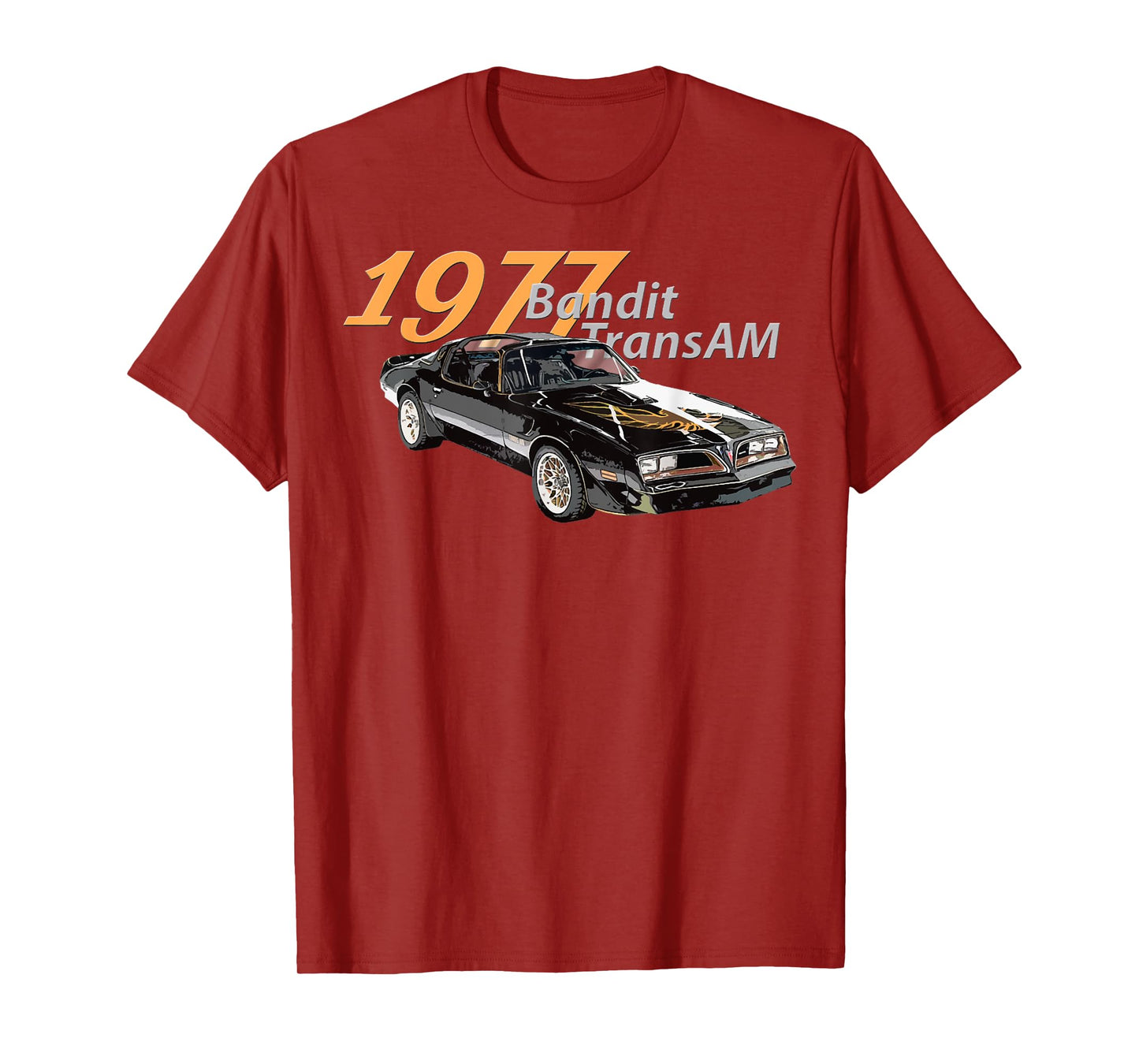 1977 77 trans am vintage black car MUSCLE CARS 70s CLASSIC T-Shirt