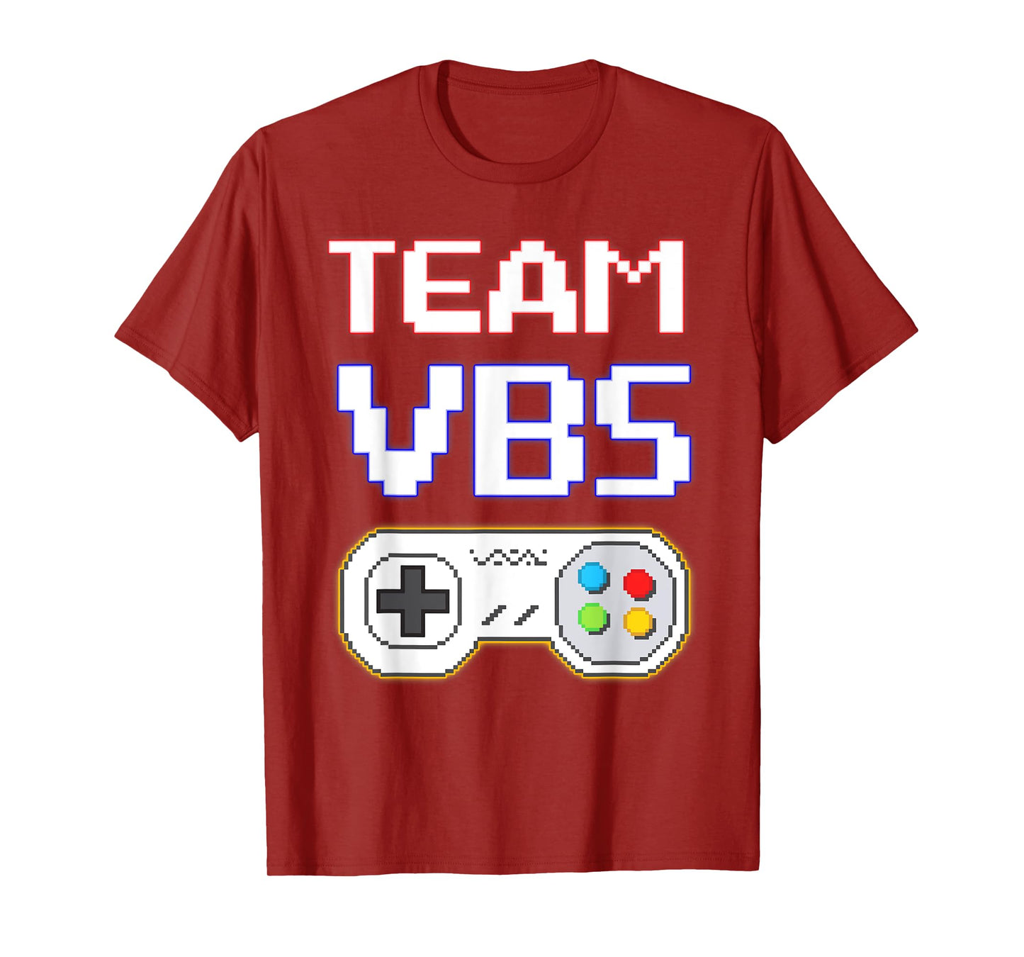 I Love VBS 2025 Team VBS Game Vacation Bible School Gamer T-Shirt