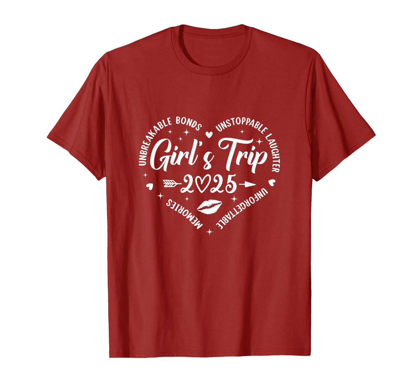Girls Trip 2025 Womens Weekend Vacation Matching Besties T-Shirt