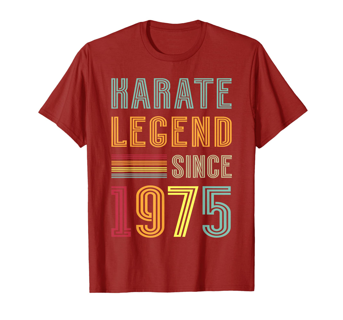 Karate Legend 1975 50 Year Sport Coach 50th Birthday Karate T-Shirt