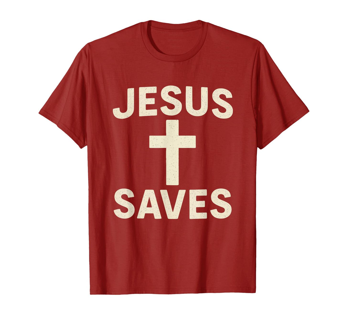 Jesus Saves Cross Subtle Christian Minimal Religious Faith T-Shirt