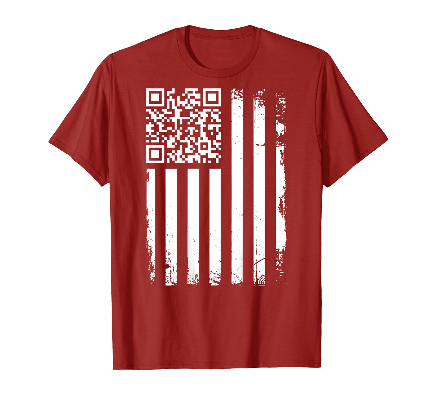 (BACK) Funny QR Don't Be A Little Btch Code Saying Quote T-Shirt