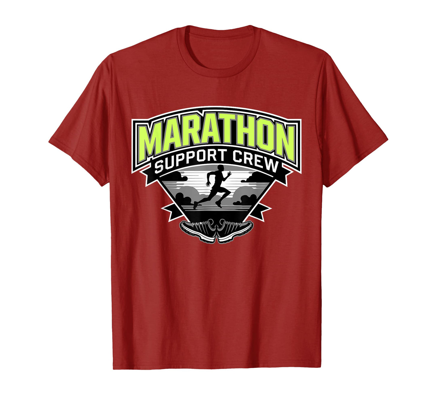 Marathon Support Crew, Funny Running Marathon For Men Women T-Shirt