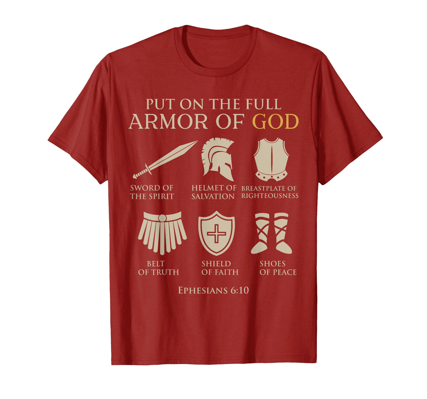 Toddler Boy Armor Of God Brother Son Men Kid Christian Jesus T-Shirt