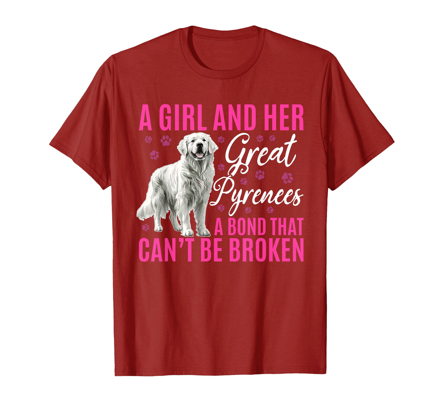 Great Pyrenees Dog Owner T-Shirt for Men Women Girls Kids