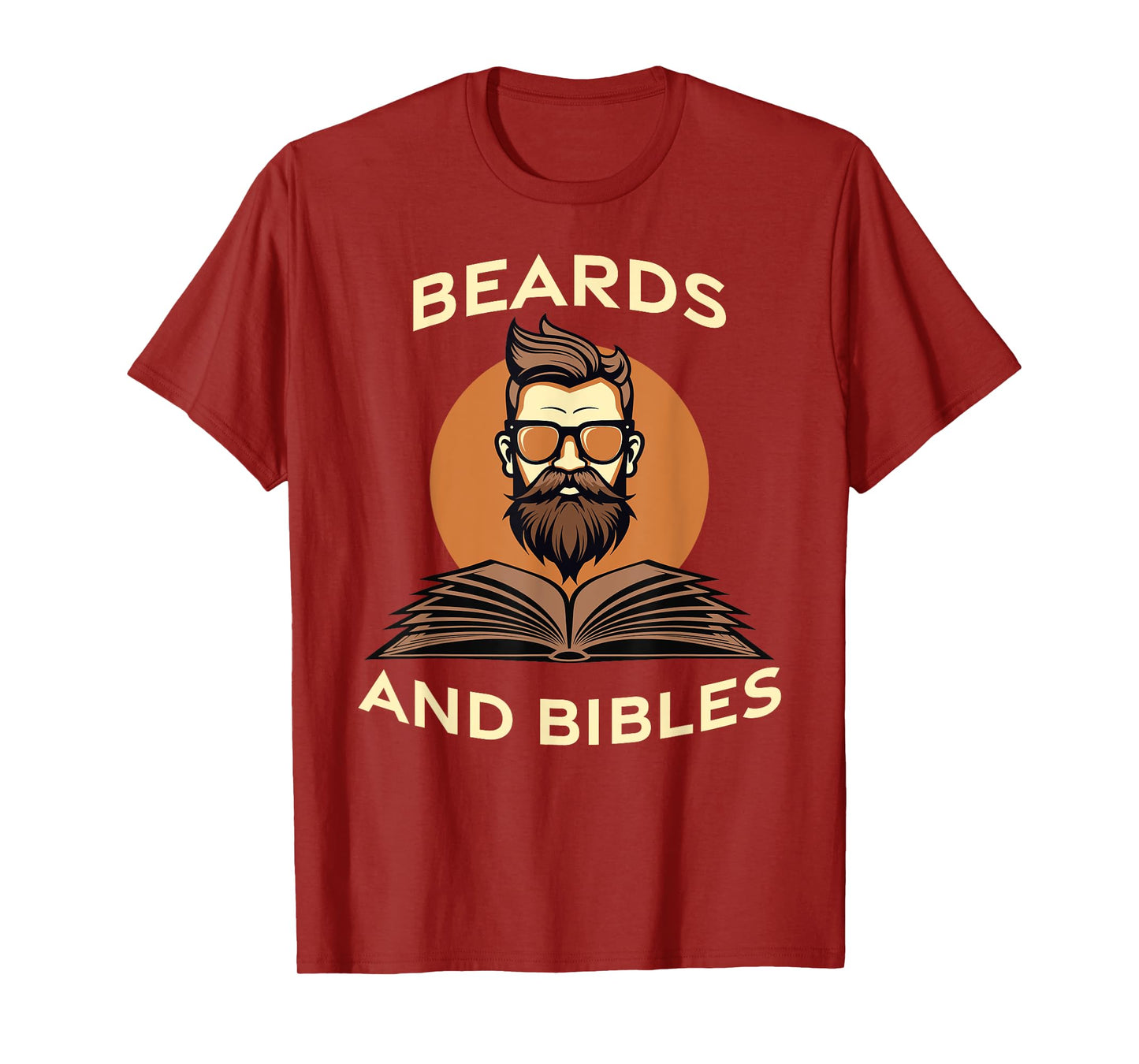 Beards and Bibles Christian Man T-Shirt