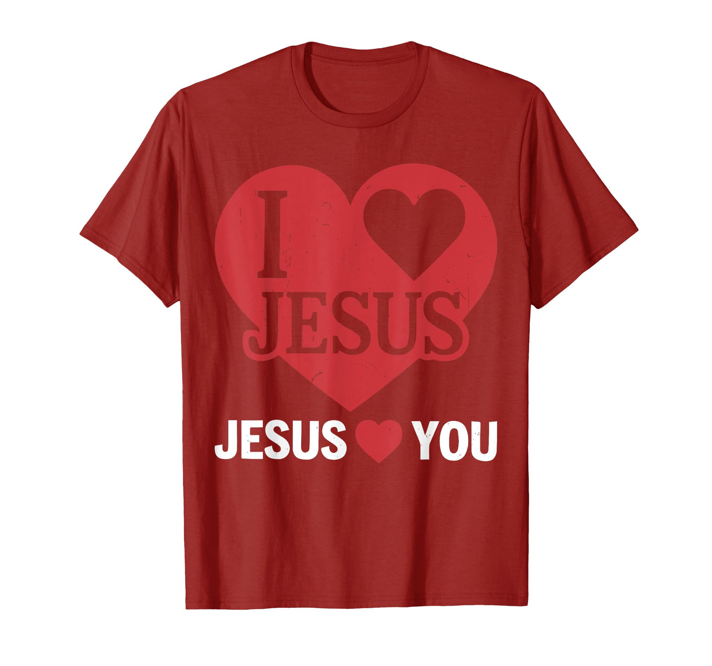 Toddler I Love Jesus Loves You Me Christian God Son Sister T-Shirt