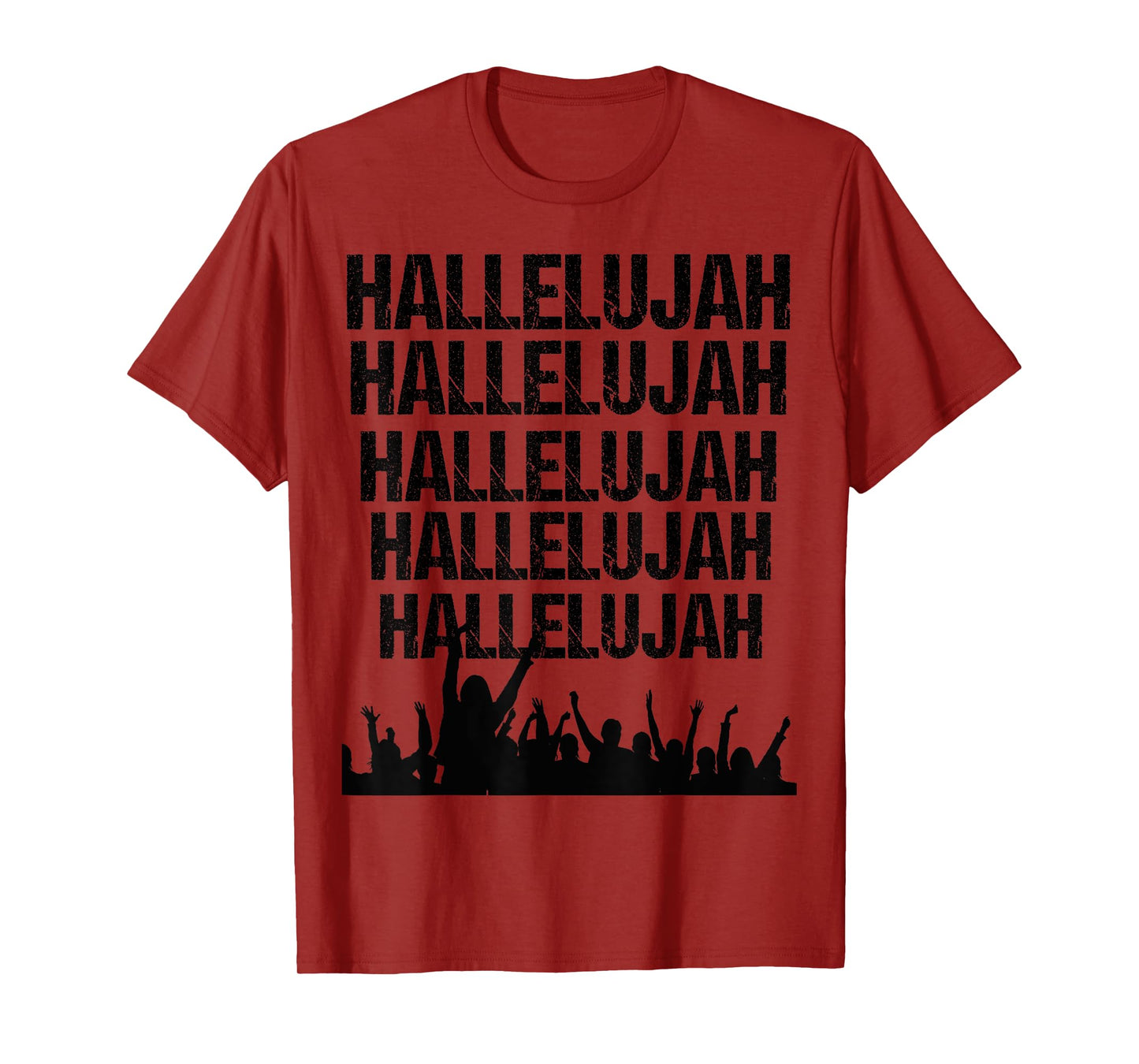 Hallelujah Inspirational Praise And Worship Christian Gift T-Shirt
