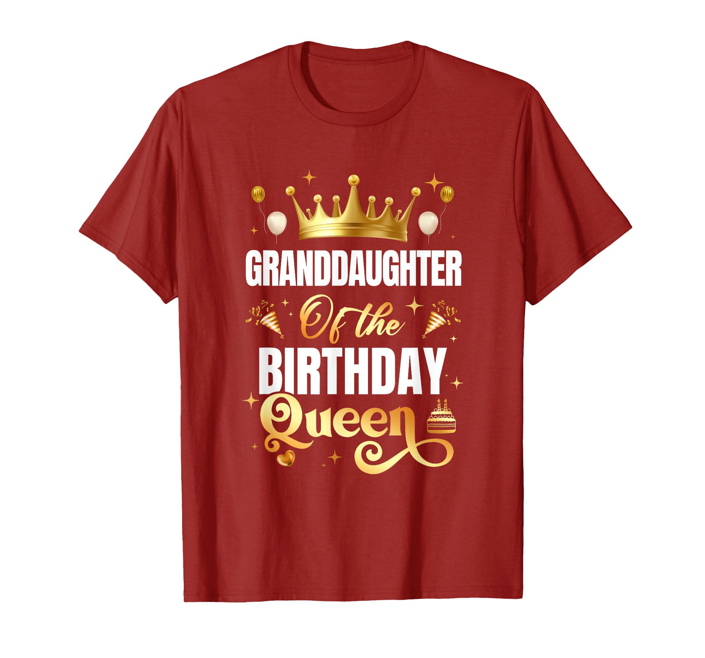 Daughter Of The Birthday Queen Funny Matching Birthday Party T-Shirt