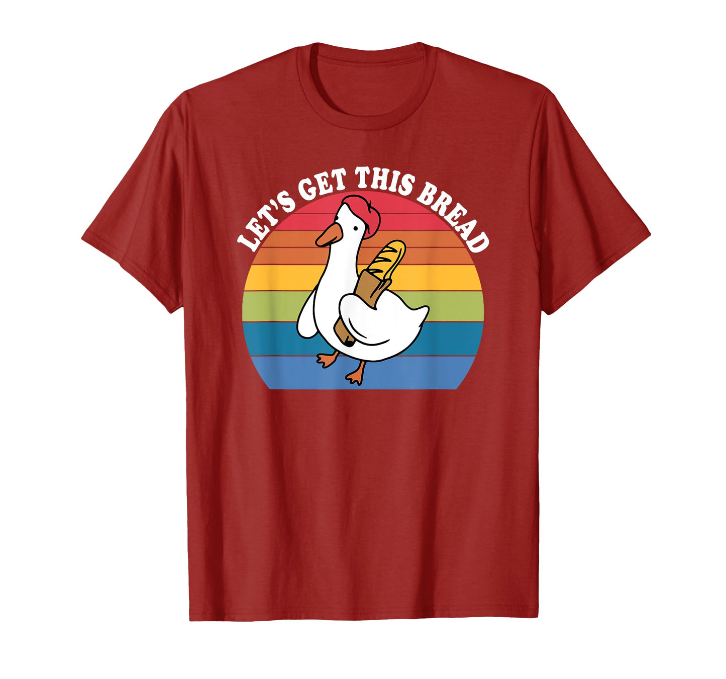 Let's Get This Bread Funny Retro Vintage T-Shirt