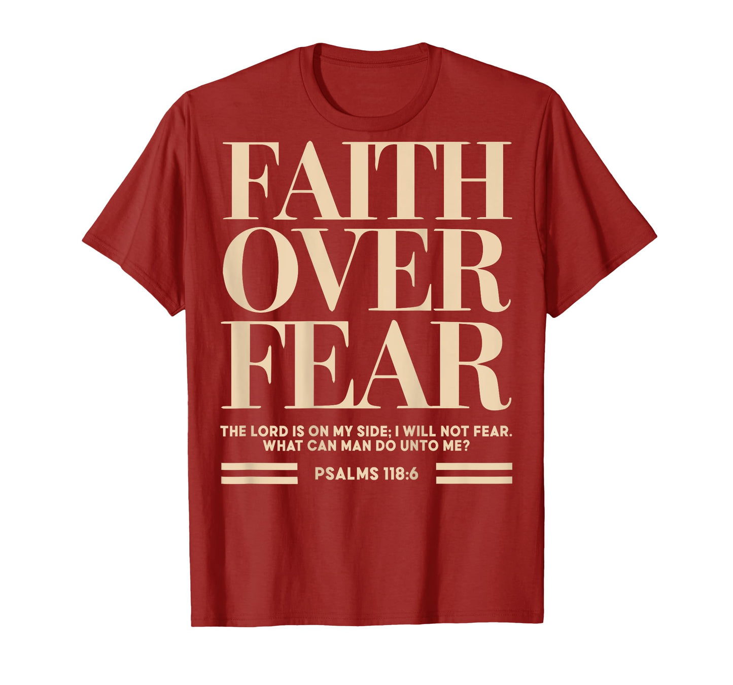 Faith Over Fear Jesus Toddler God Sister Daughter Son Father T-Shirt