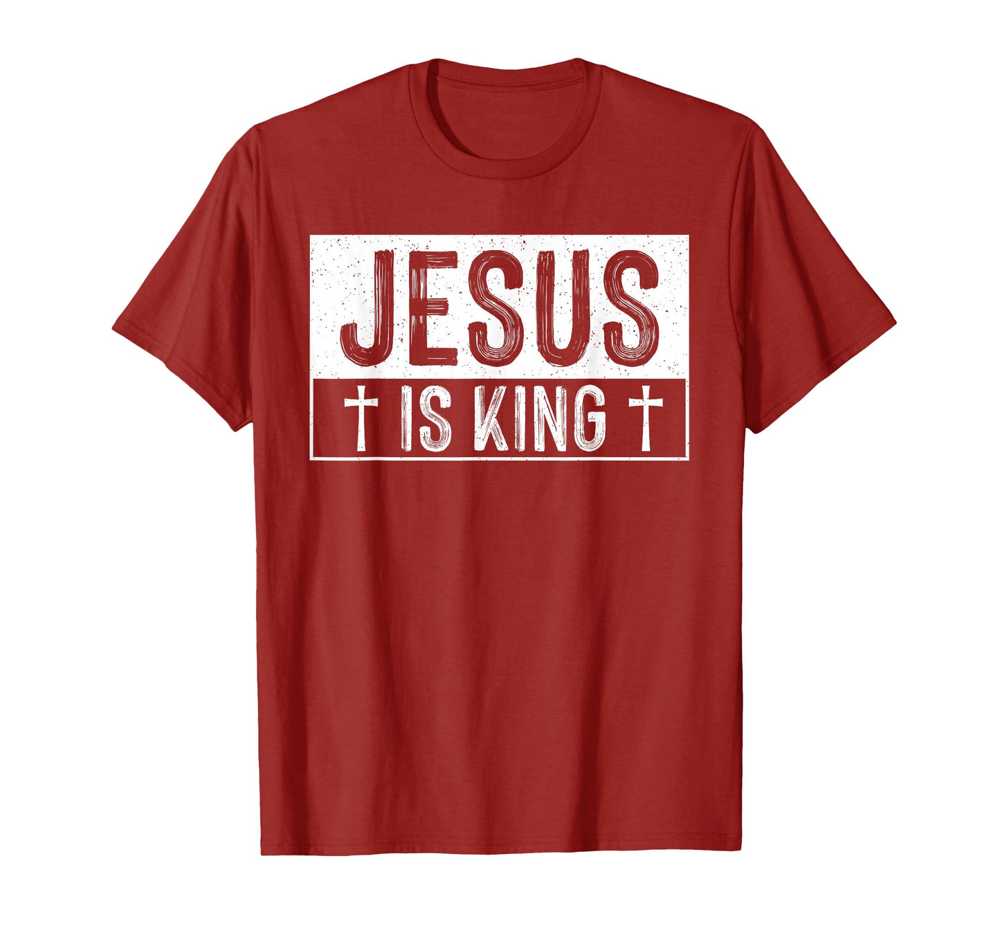 Cute Jesus is King Christian - Inspirational Religious Faith T-Shirt