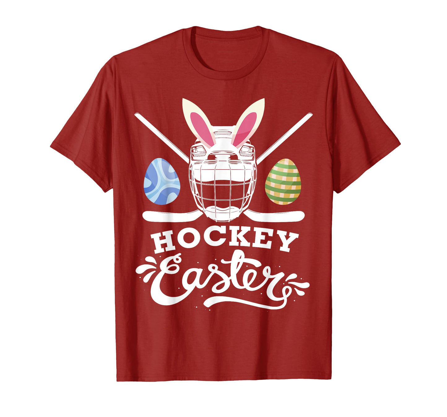 Hockey Easter Funny Easter Day Ice Hockey Player T-Shirt