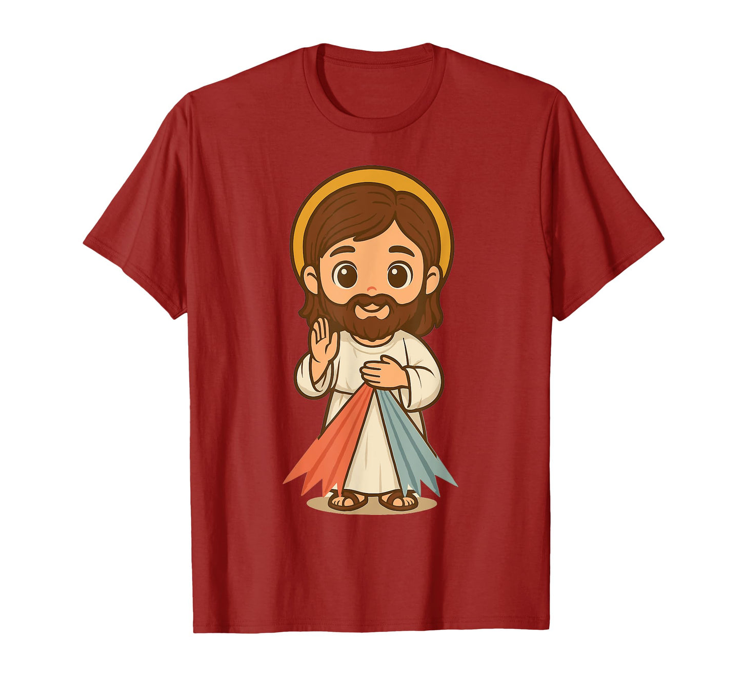 Divine Mercy Image Jesus I Trust in You Catholic Prayer Kids T-Shirt
