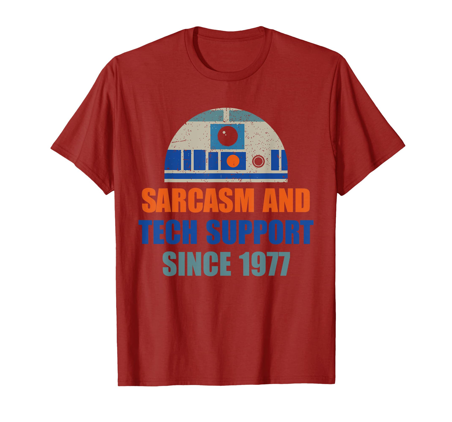 Sarcasm And Tech-Support Since-1977 Funny Design T-Shirt