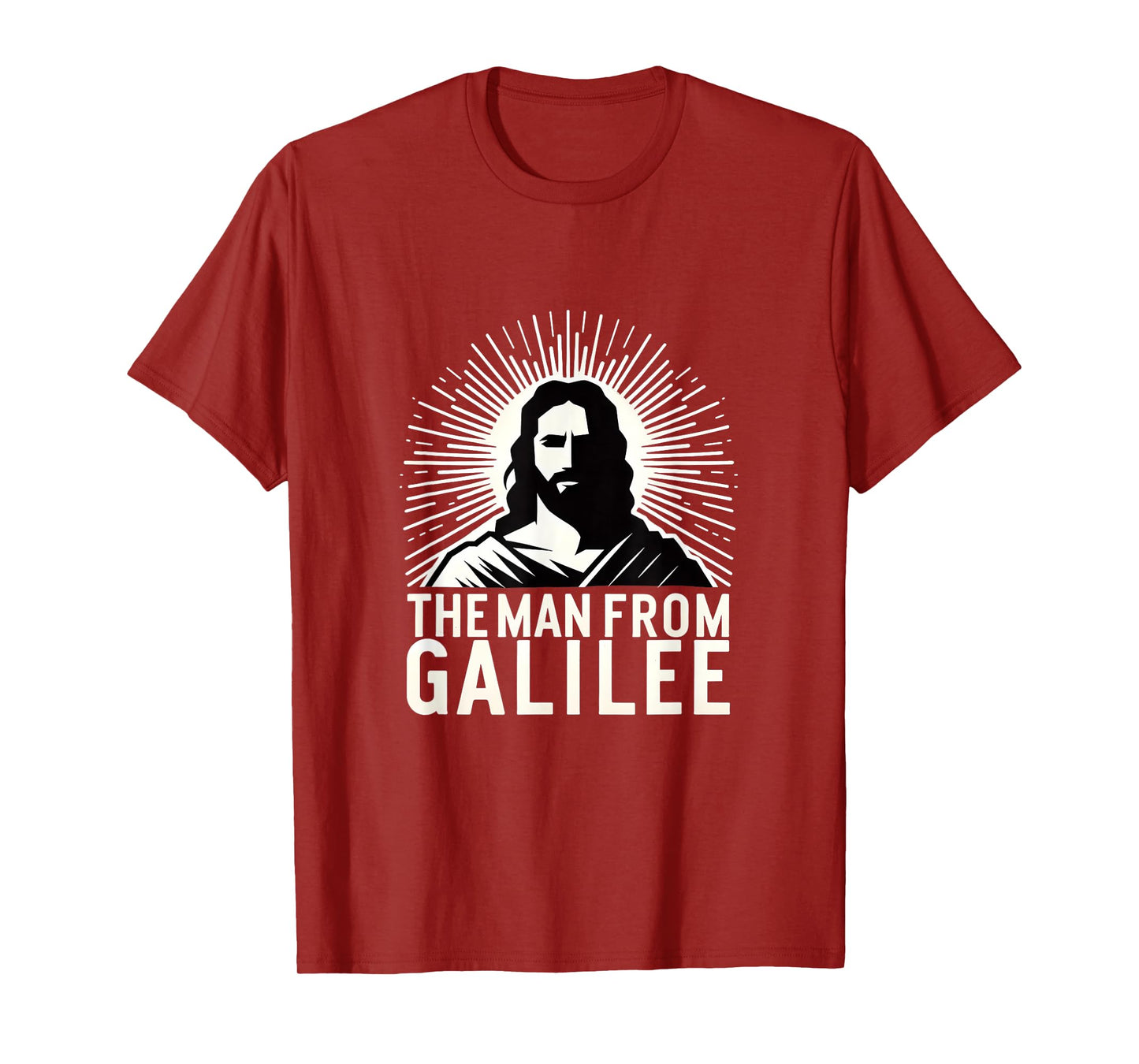 The Man from Galilee Iconic Christian Faith Spiritual Design T-Shirt