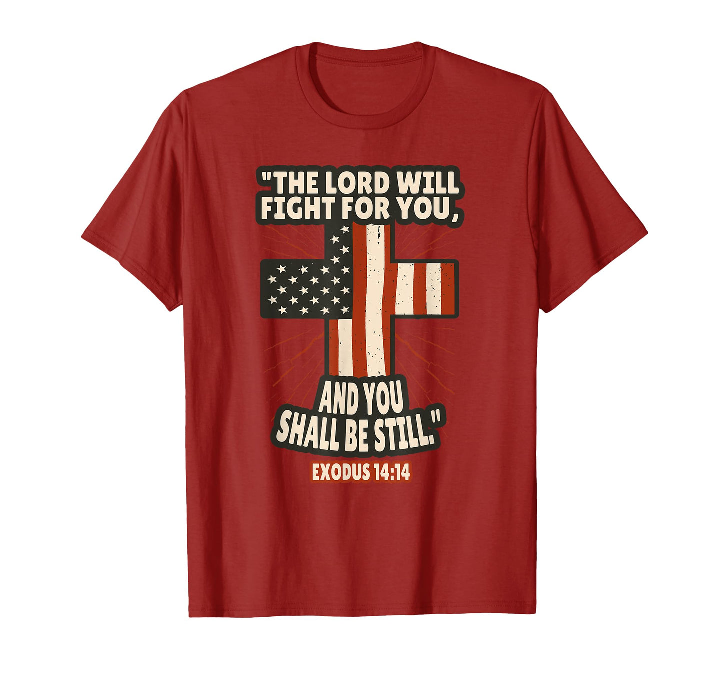 Exodus 14:14 Bible Verses Scripture T-Shirt