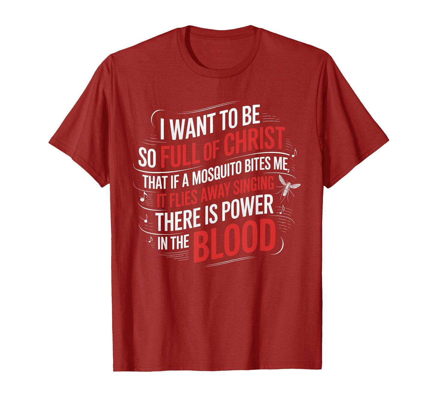 Power in The Blood Religious Humorous Patriotic T-Shirt