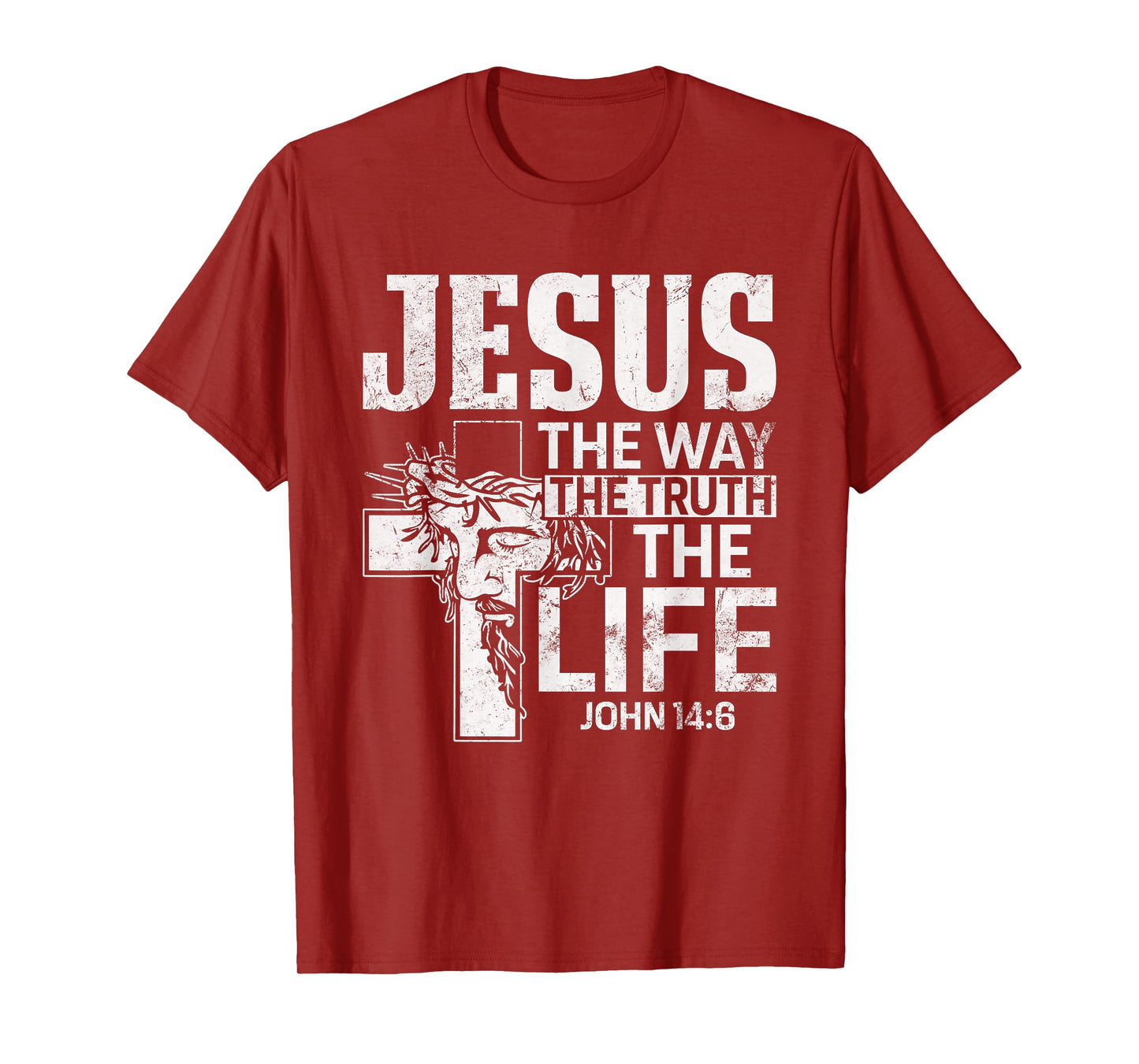 Jesus the Way the Truth the Life John 14:6 Christian T-Shirt