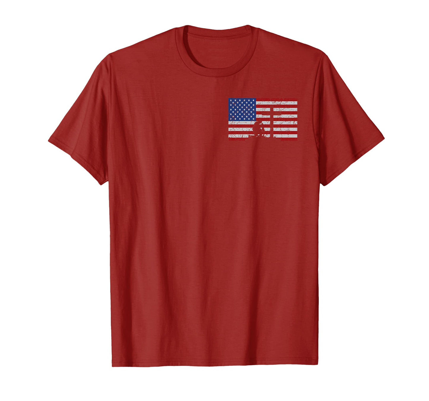 Stand for The Flag I Kneel for The Cross - Front & Back T-Shirt