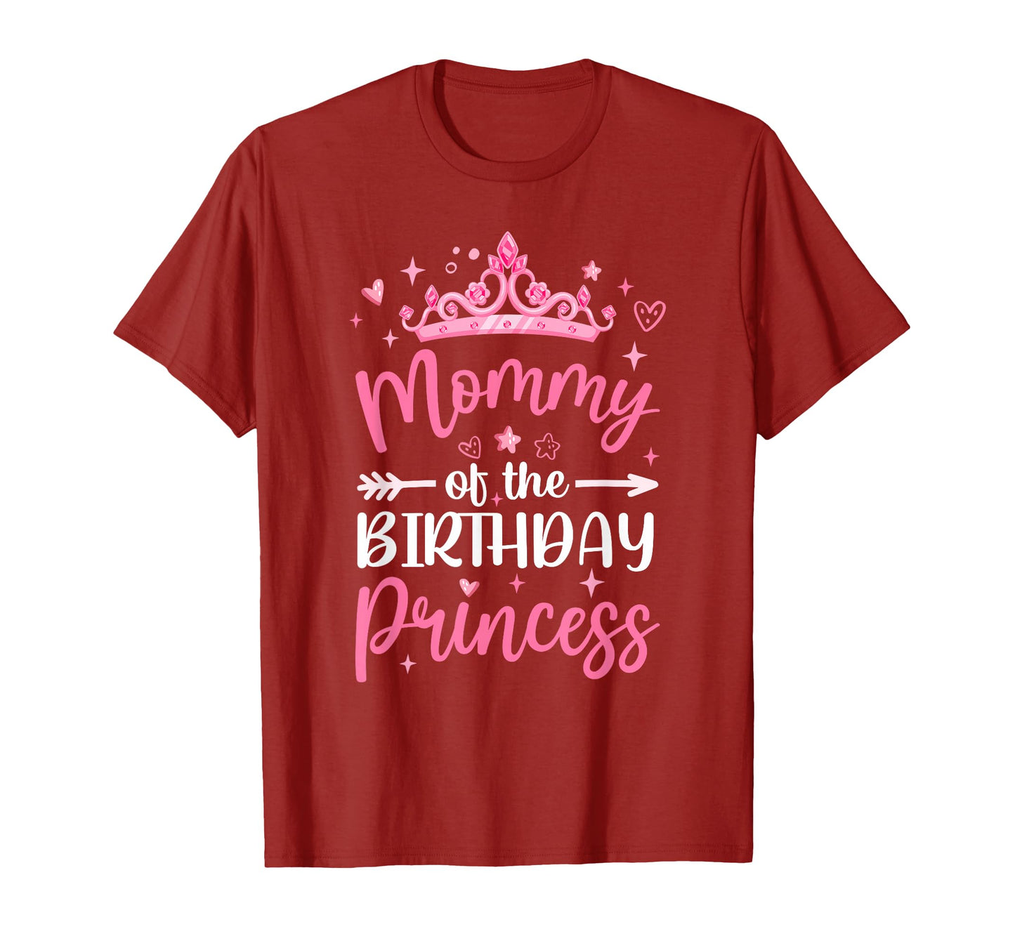 Mommy Of The Birthday Princess Birthday Girl Kid Family T-Shirt