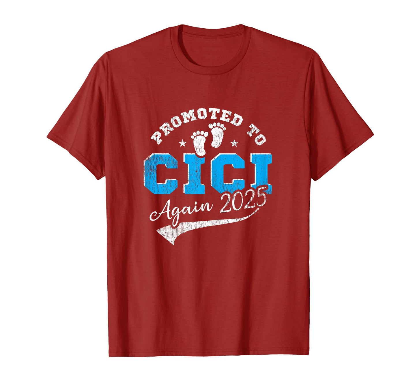 Promoted To Cici Again 2025 Grandma 2nd Time Announce T-Shirt