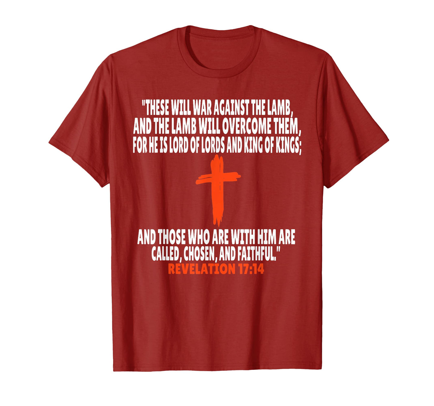 Revelation 17:14 Bible Verses Scripture T-Shirt