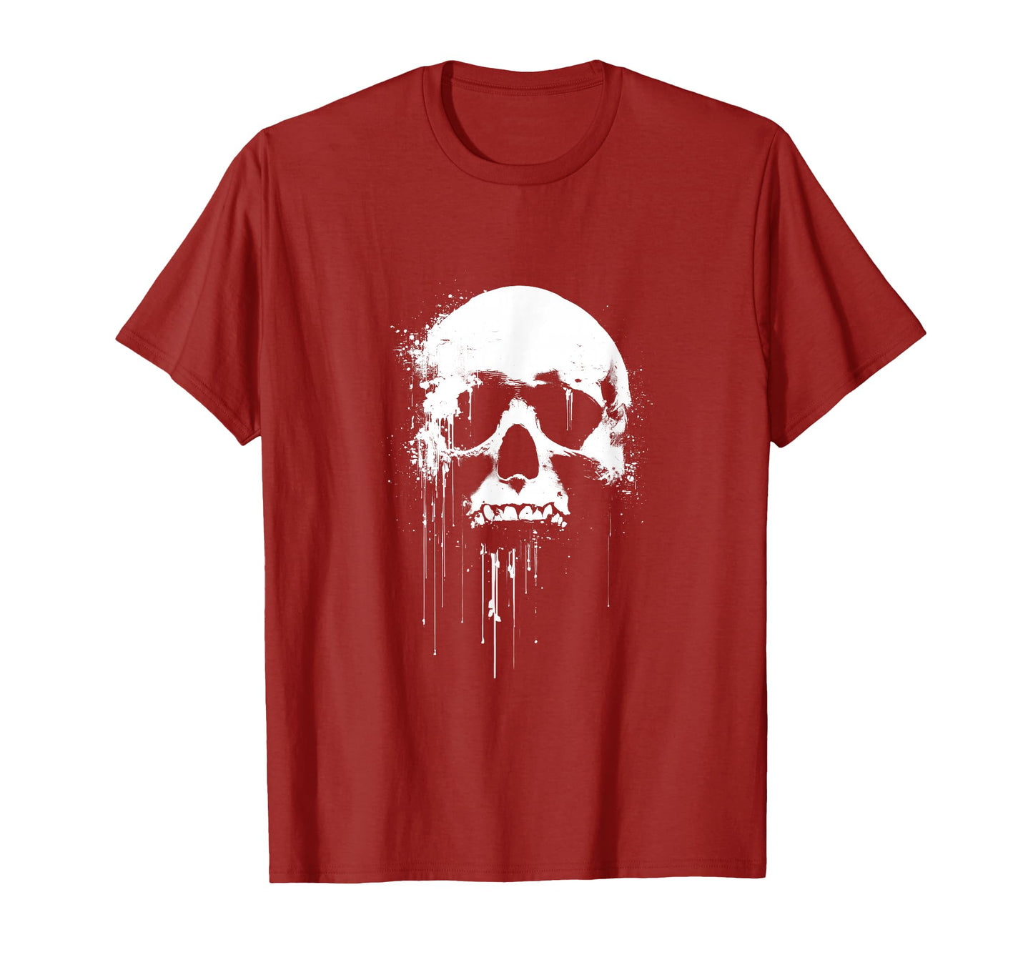 Classic Hard Rock Graffiti Skull - Dripping Paint Graffiti T-Shirt