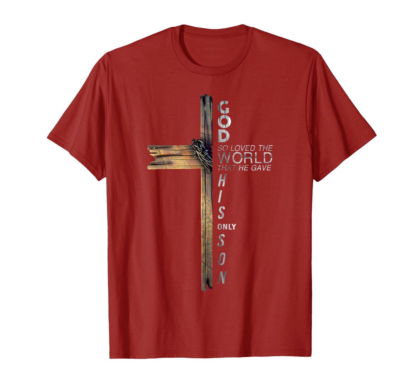 Son Of God Jesus Christ Cross Christian 9 John 3 16 T-Shirt