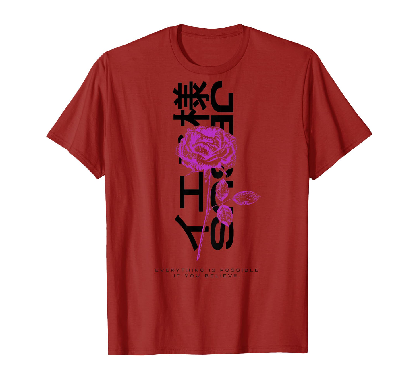 Christian Y2K Jesus Faith Graphic Backprint Streetwear T-Shirt
