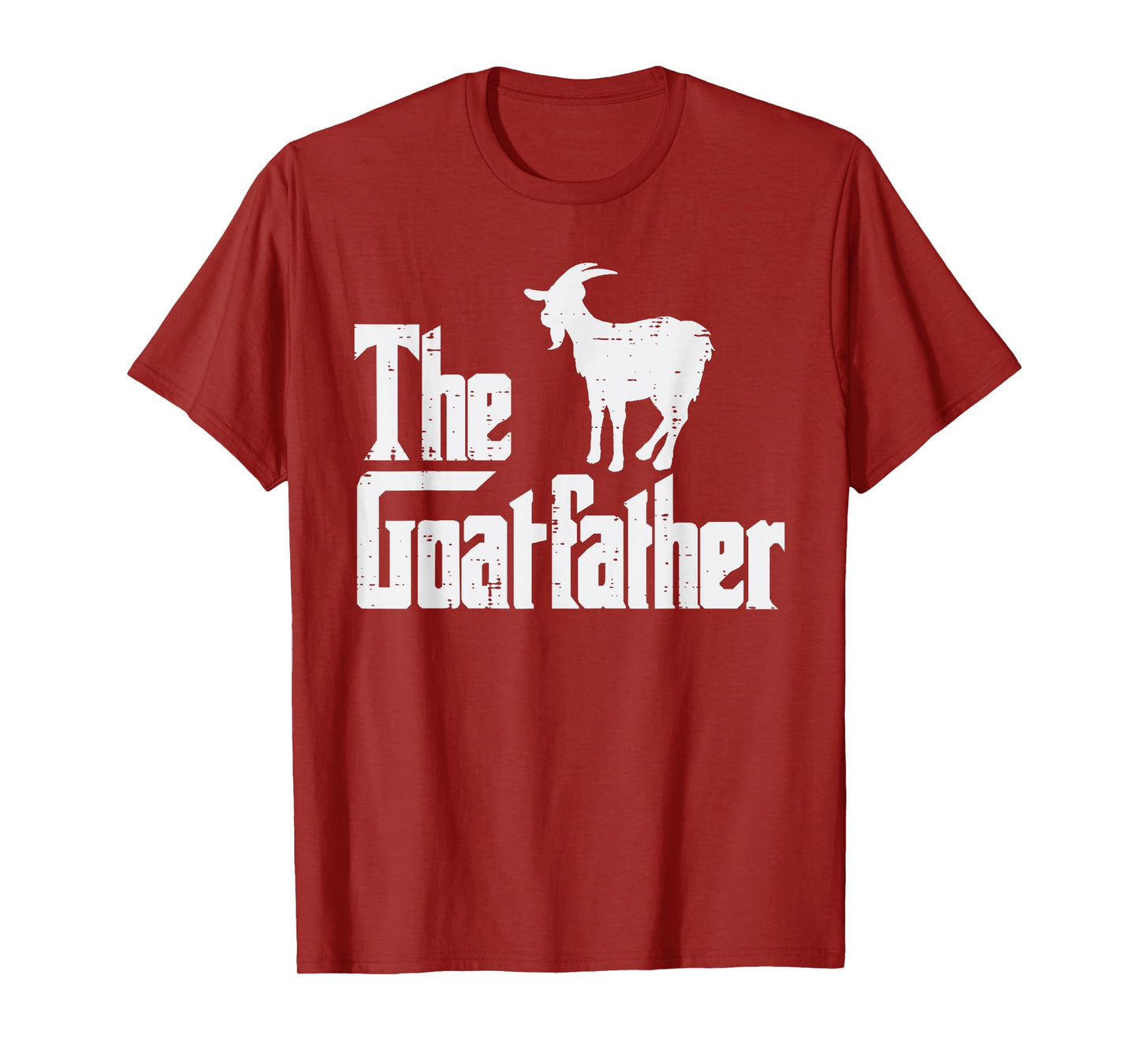 Goat Shirts Farm Animal Men Women Kids The Goat Father Funny Fathers Day Parody Farmer Dad Papa Men T-Shirt