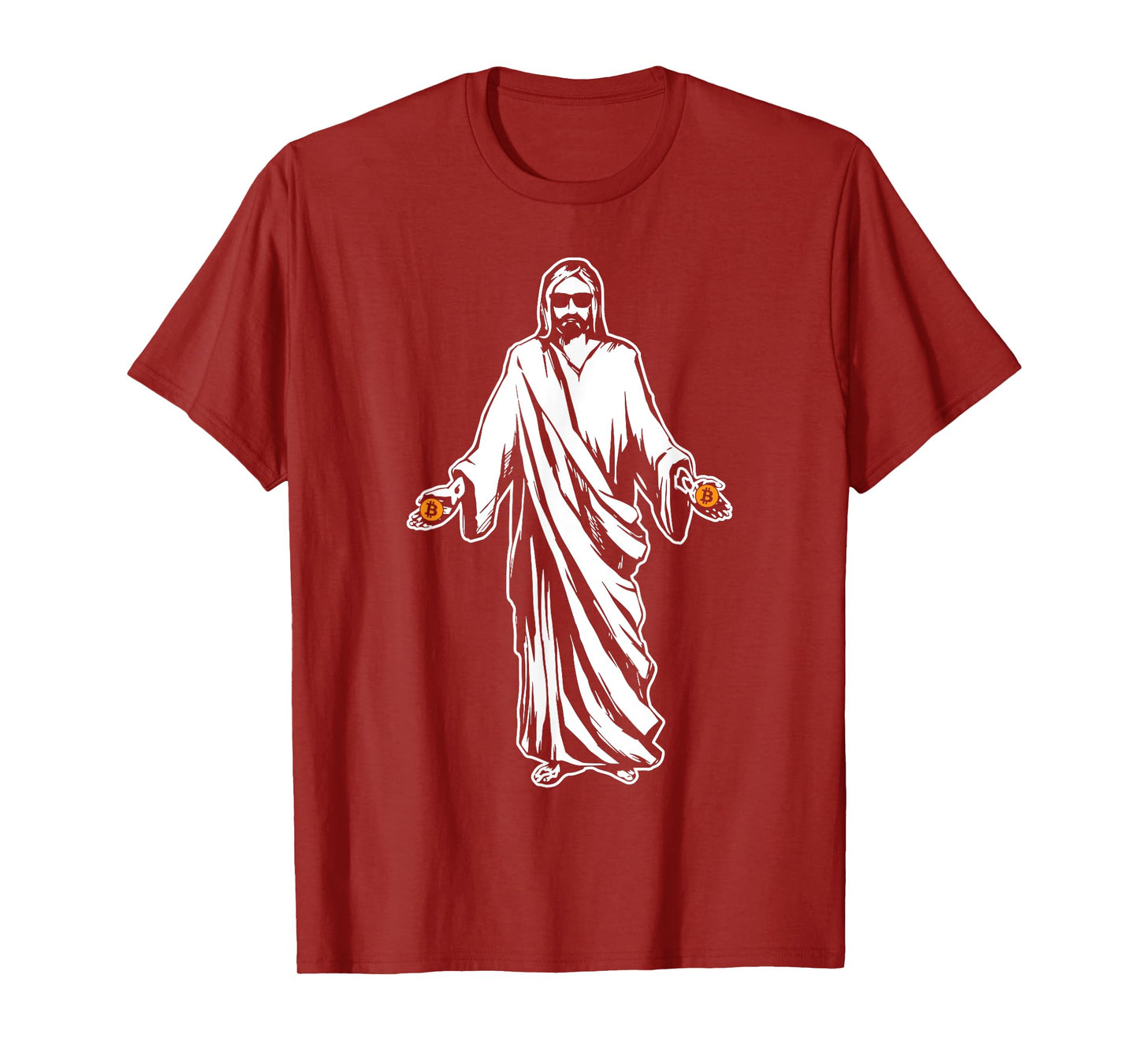 Jesus Bitcoin Funny Cryptocurrency Digital Currency T-Shirt T-Shirt