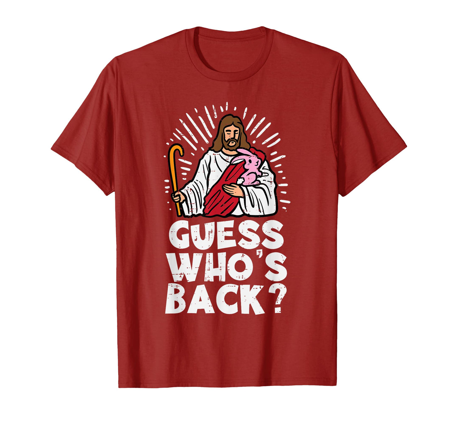 Guess Whos Back Jesus Easter Funny Religious Men Women Kids T-Shirt