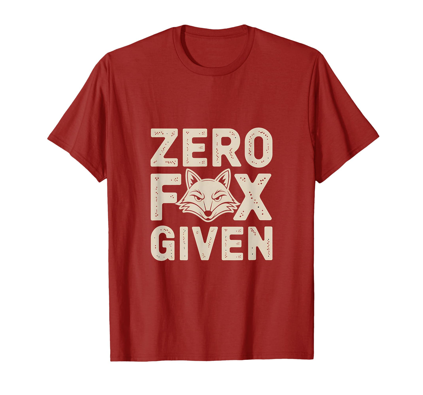 Zero Fox Given Vintage Retro Funny Animal Sarcastic T-Shirt