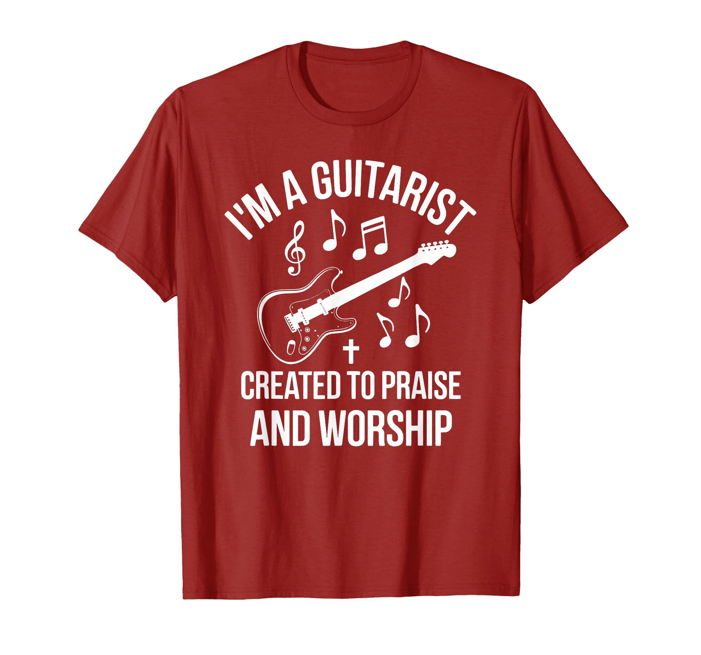 Guitarist Praise and Worship Christian Musician T-Shirt