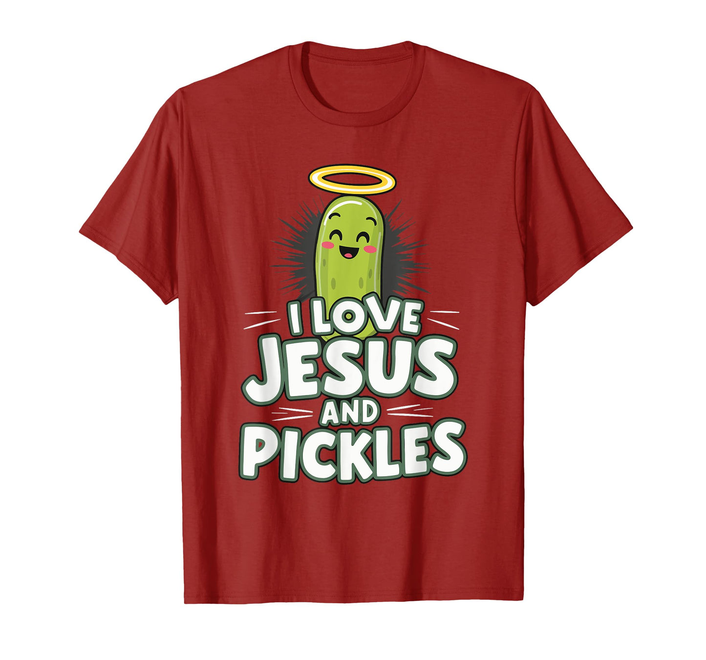 I Love Jesus And Pickles T-Shirt